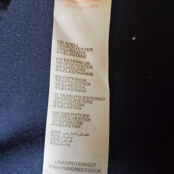 Y by Yumi Navy Faux Wrap Dress - Picture 7 of 8